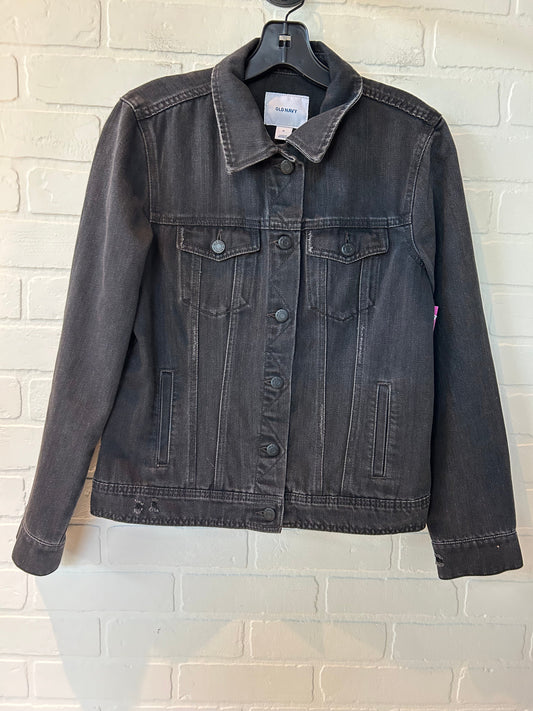 Jacket Denim By Old Navy In Grey, Size: M