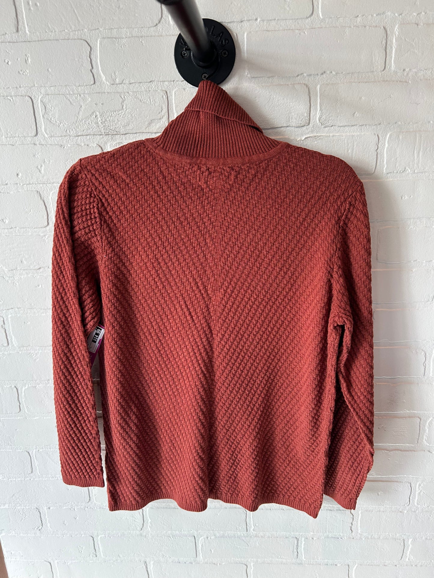 Sweater By Croft And Barrow In Orange, Size: L