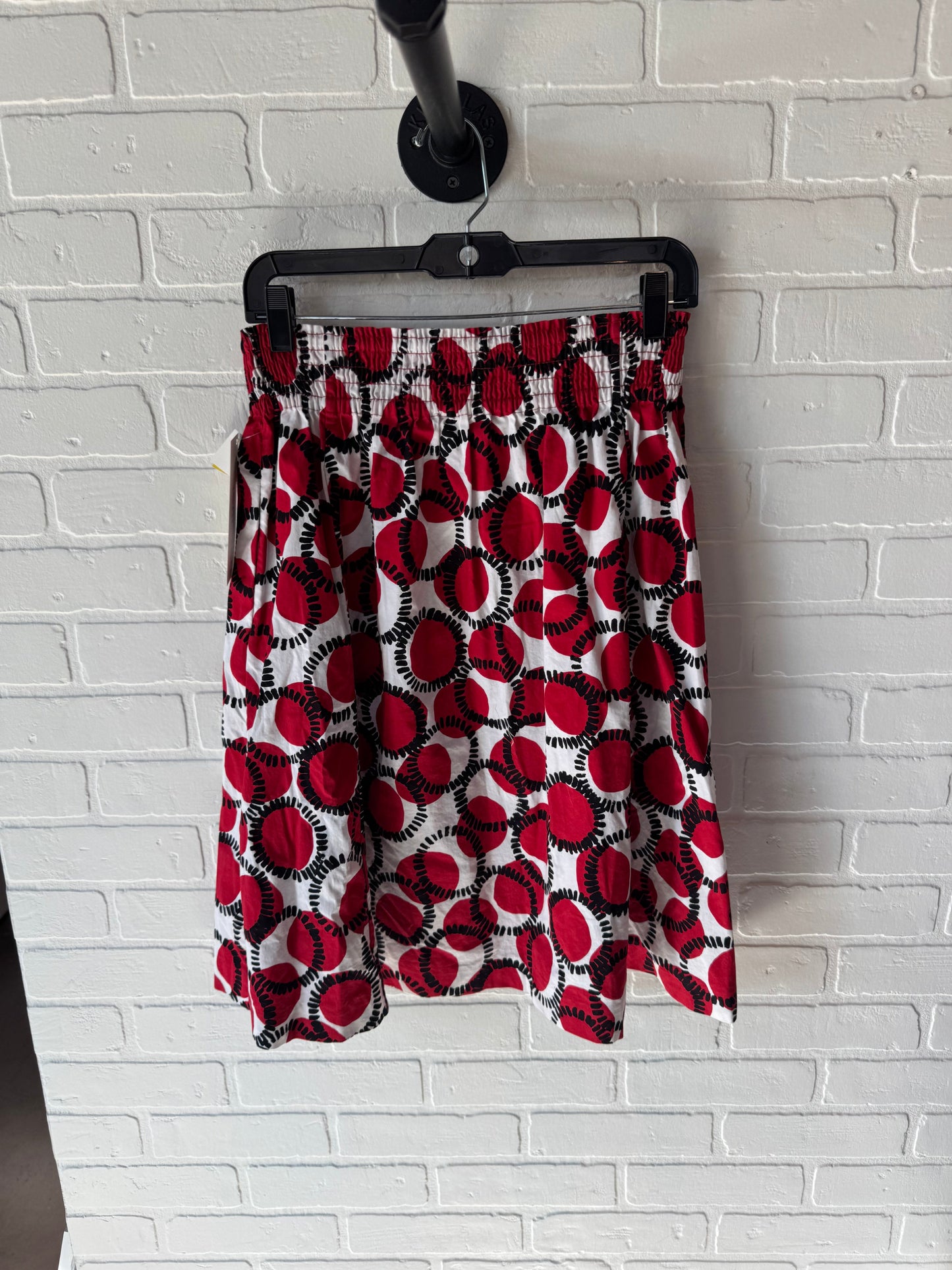 Skirt Designer By Kate Spade In Black & Red, Size: 2