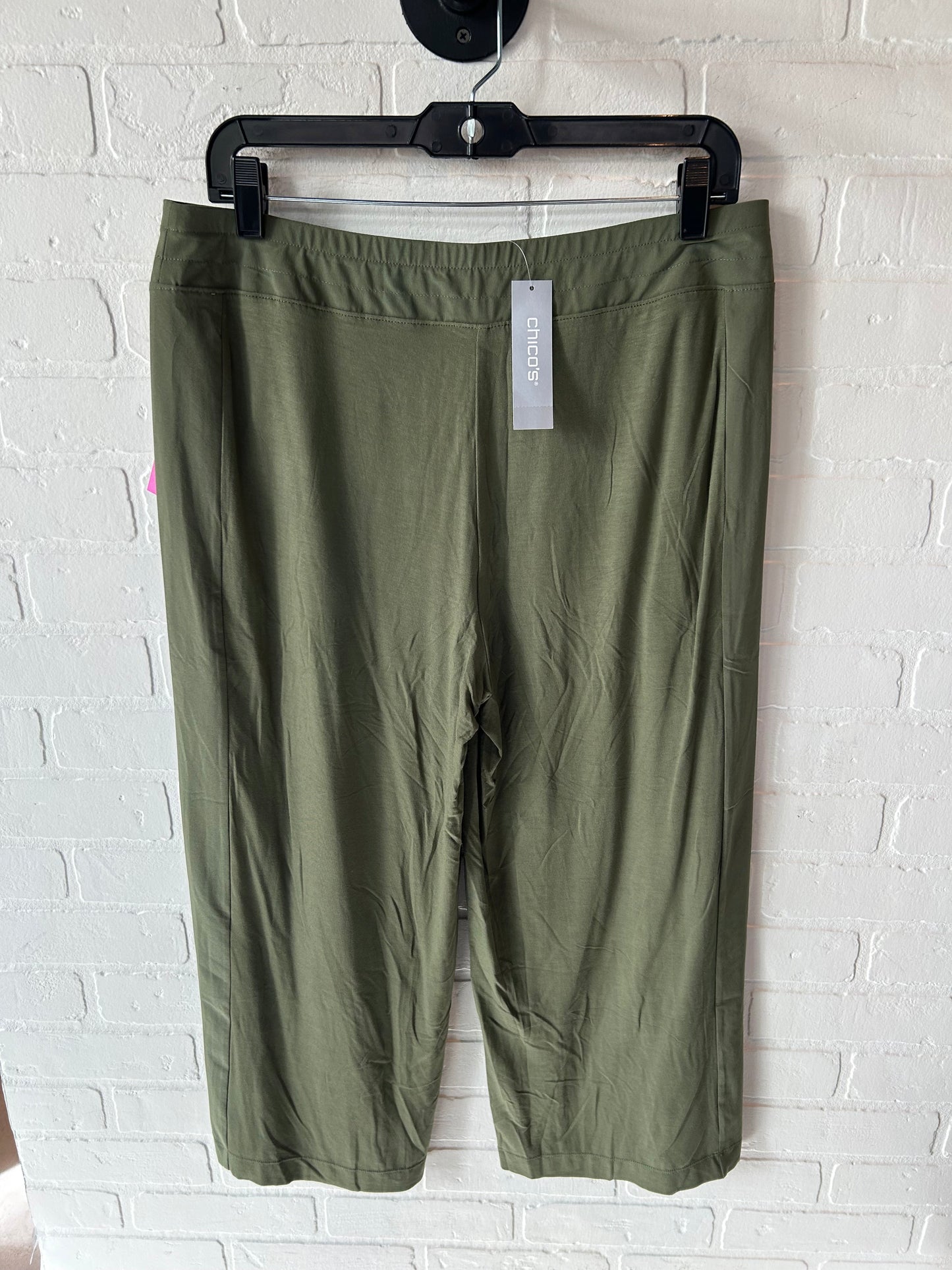 Pants Wide Leg By Chicos In Green, Size: 8