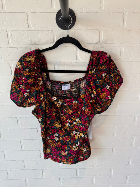 Top Sleeveless By Old Navy In Floral Print, Size: M