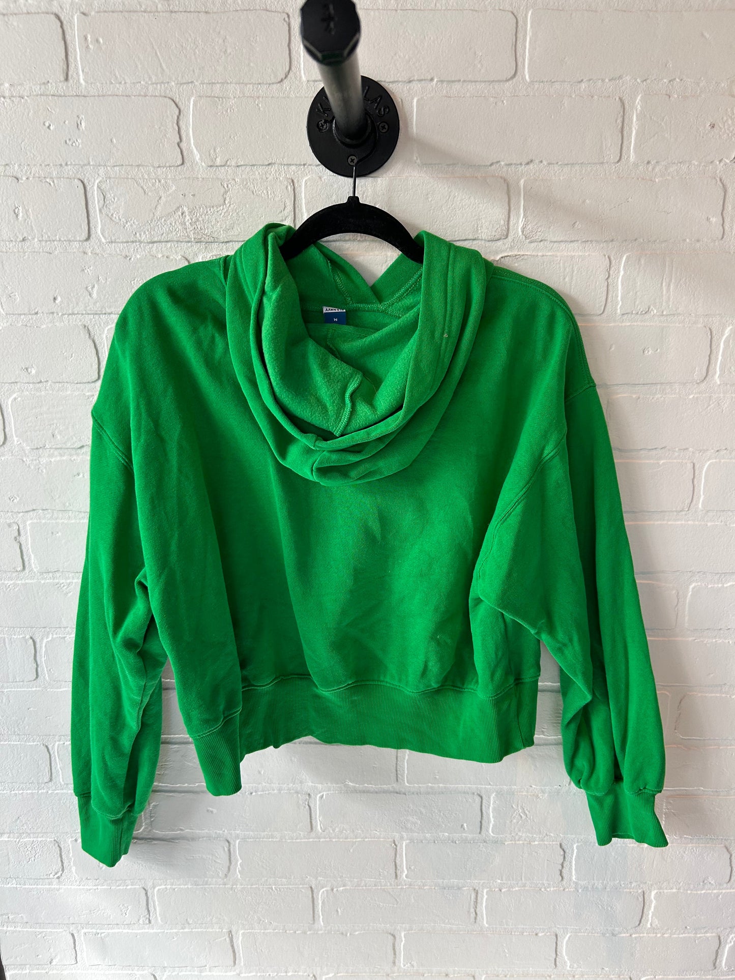 Sweatshirt Hoodie By Old Navy In Green, Size: M