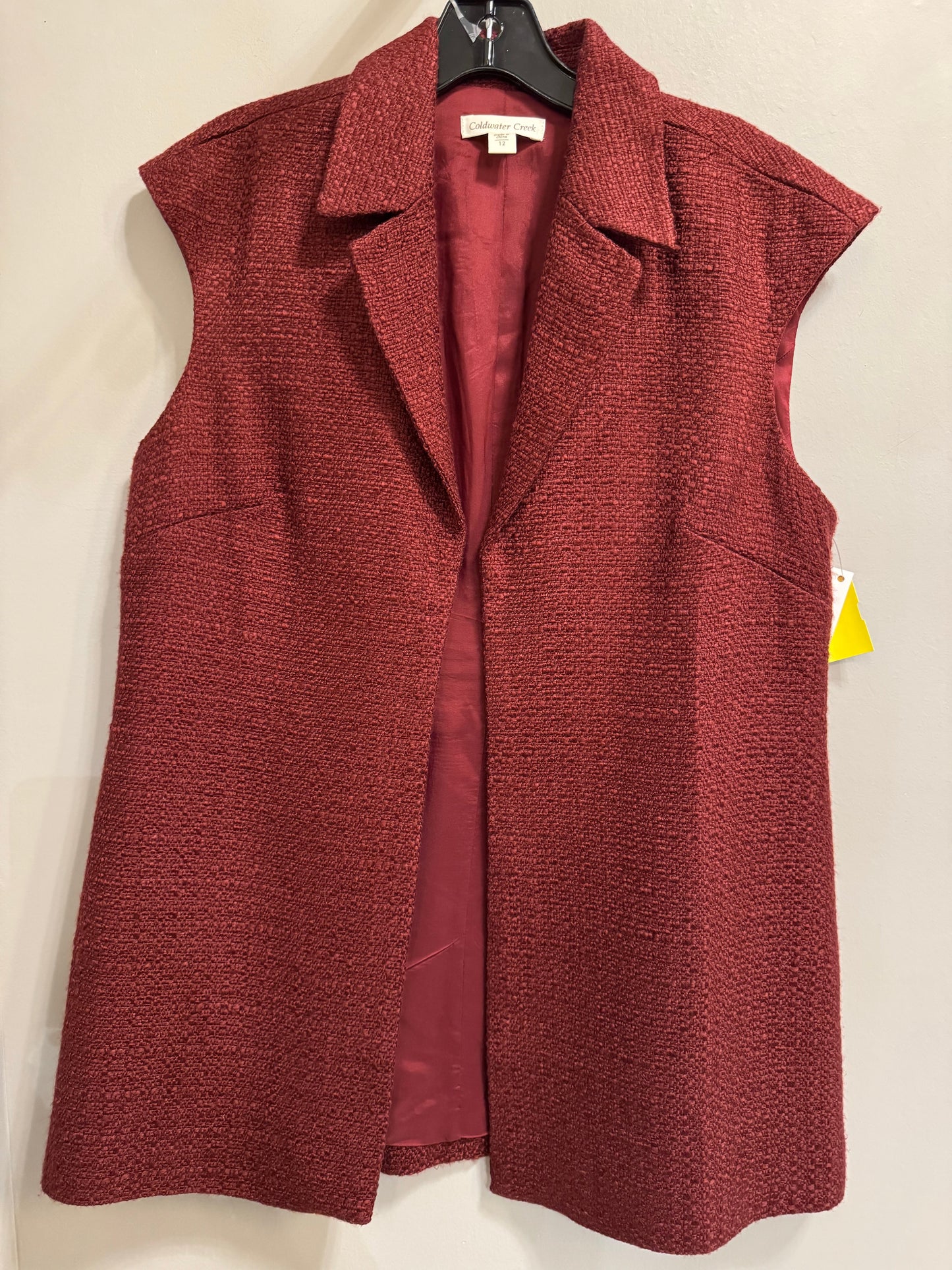 Blazer By Coldwater Creek In Red, Size: L