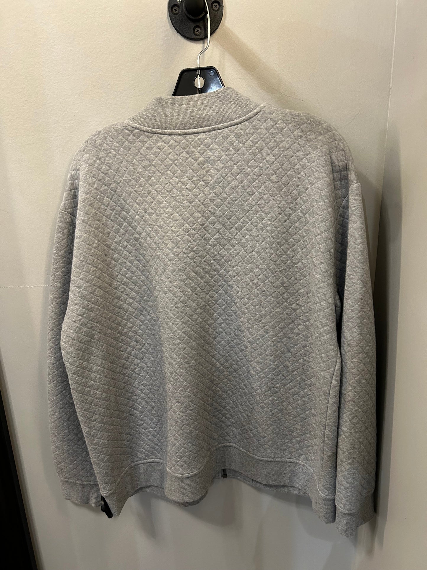 Sweatshirt Crewneck By Eileen Fisher In Grey, Size: L