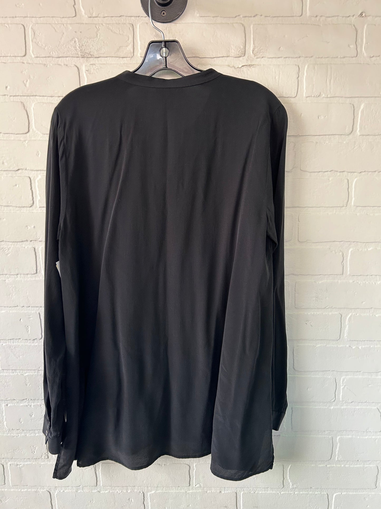 Top Long Sleeve By Eileen Fisher In Black, Size: S