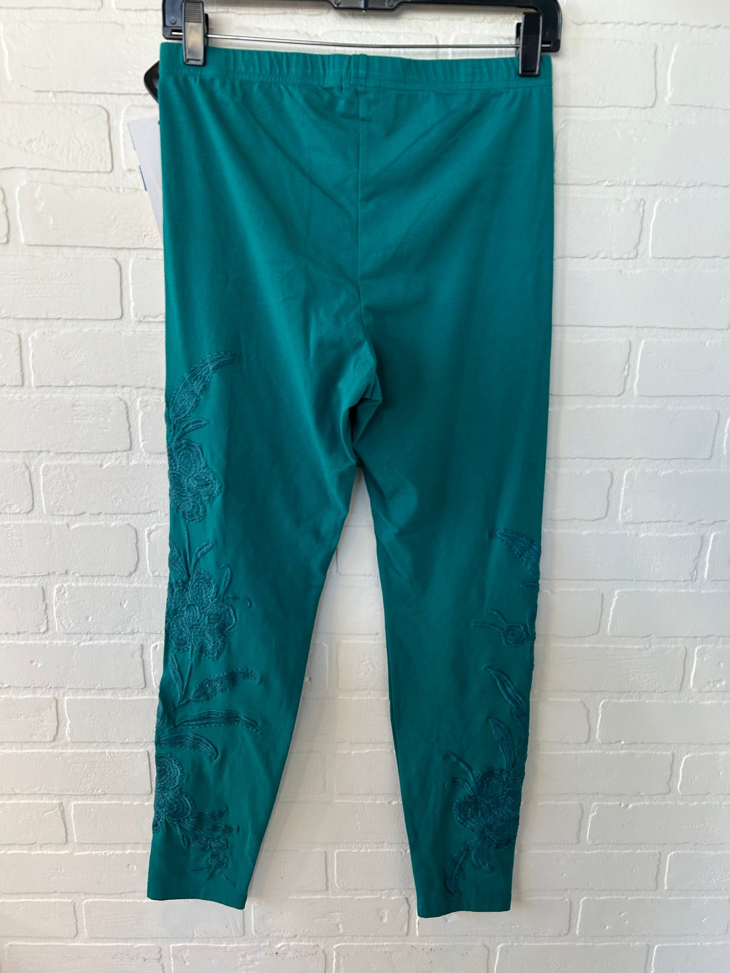 Pants Leggings By Johnny Was In Green, Size: 4