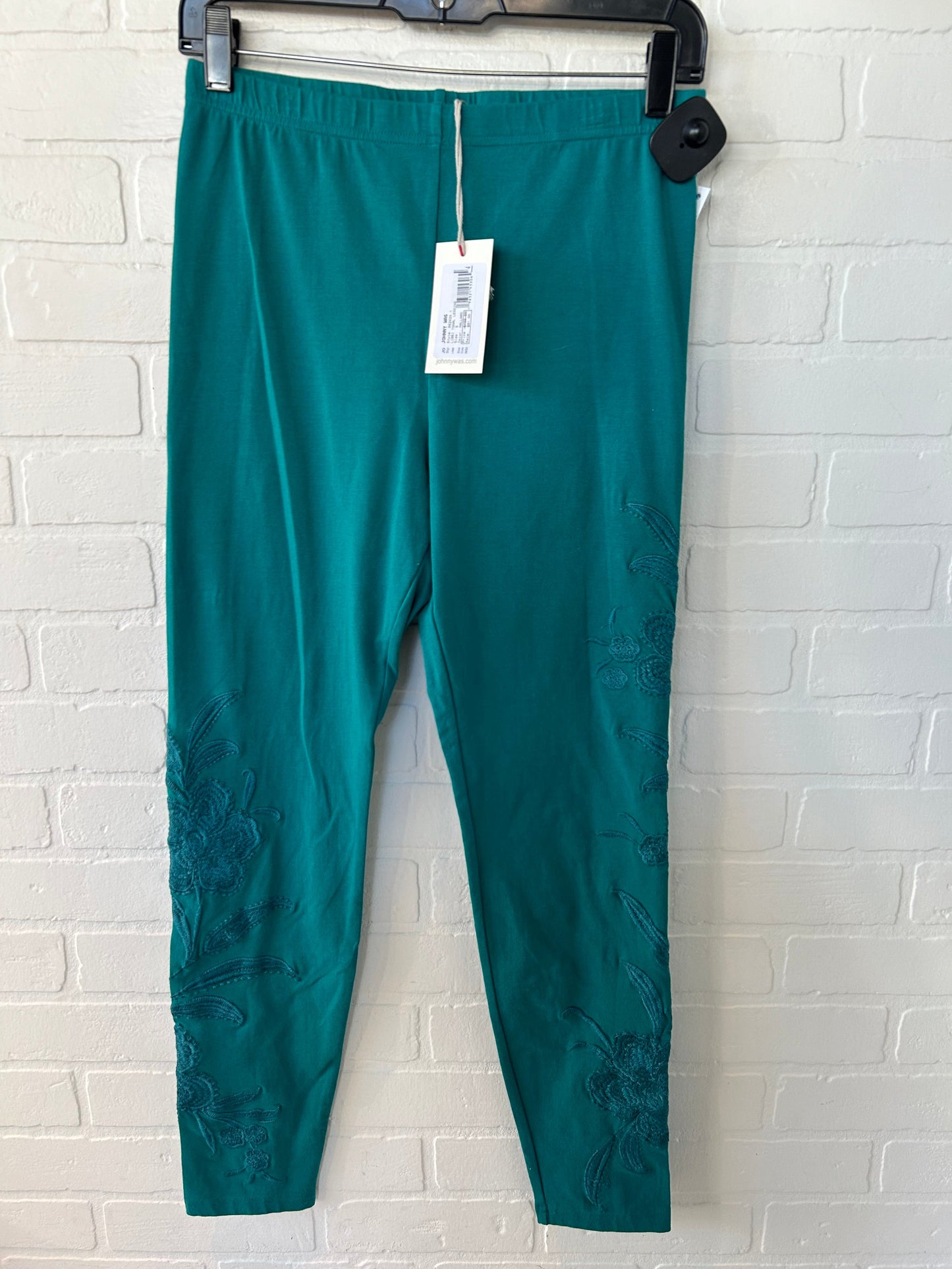 Pants Leggings By Johnny Was In Green, Size: 4