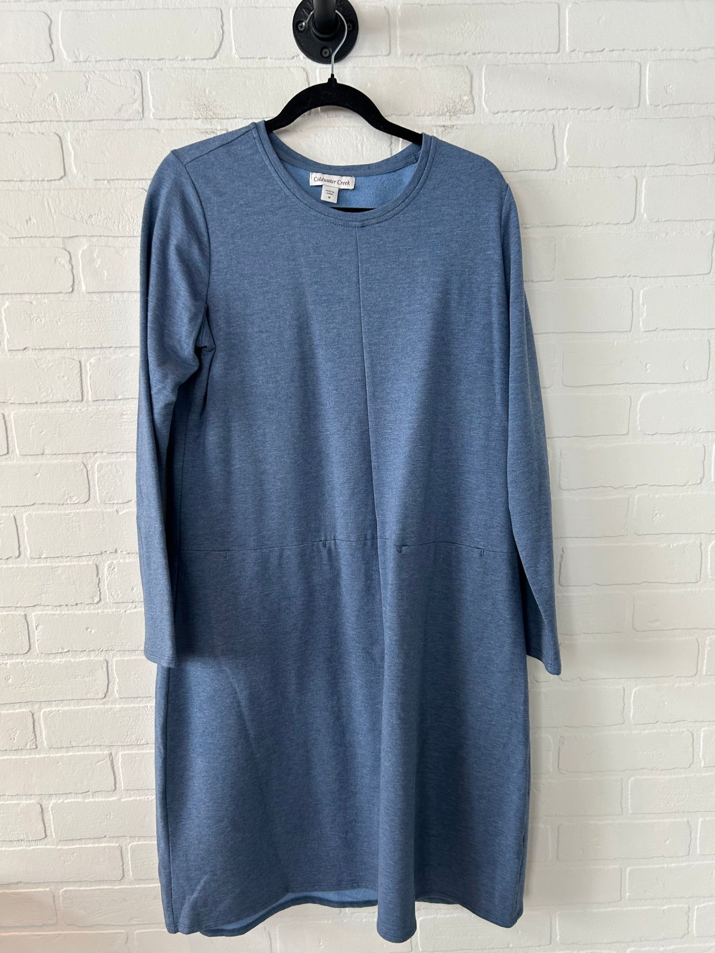 Dress Casual Midi By Coldwater Creek In Blue, Size: M