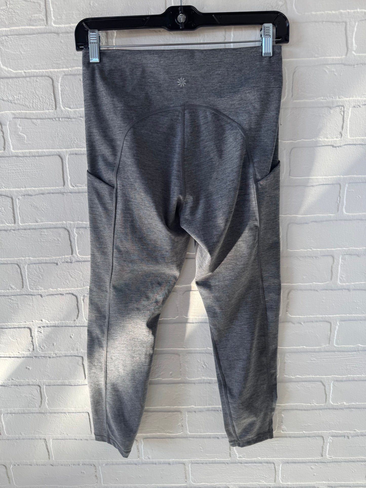 Athletic Capris By Athleta In Grey, Size: 4