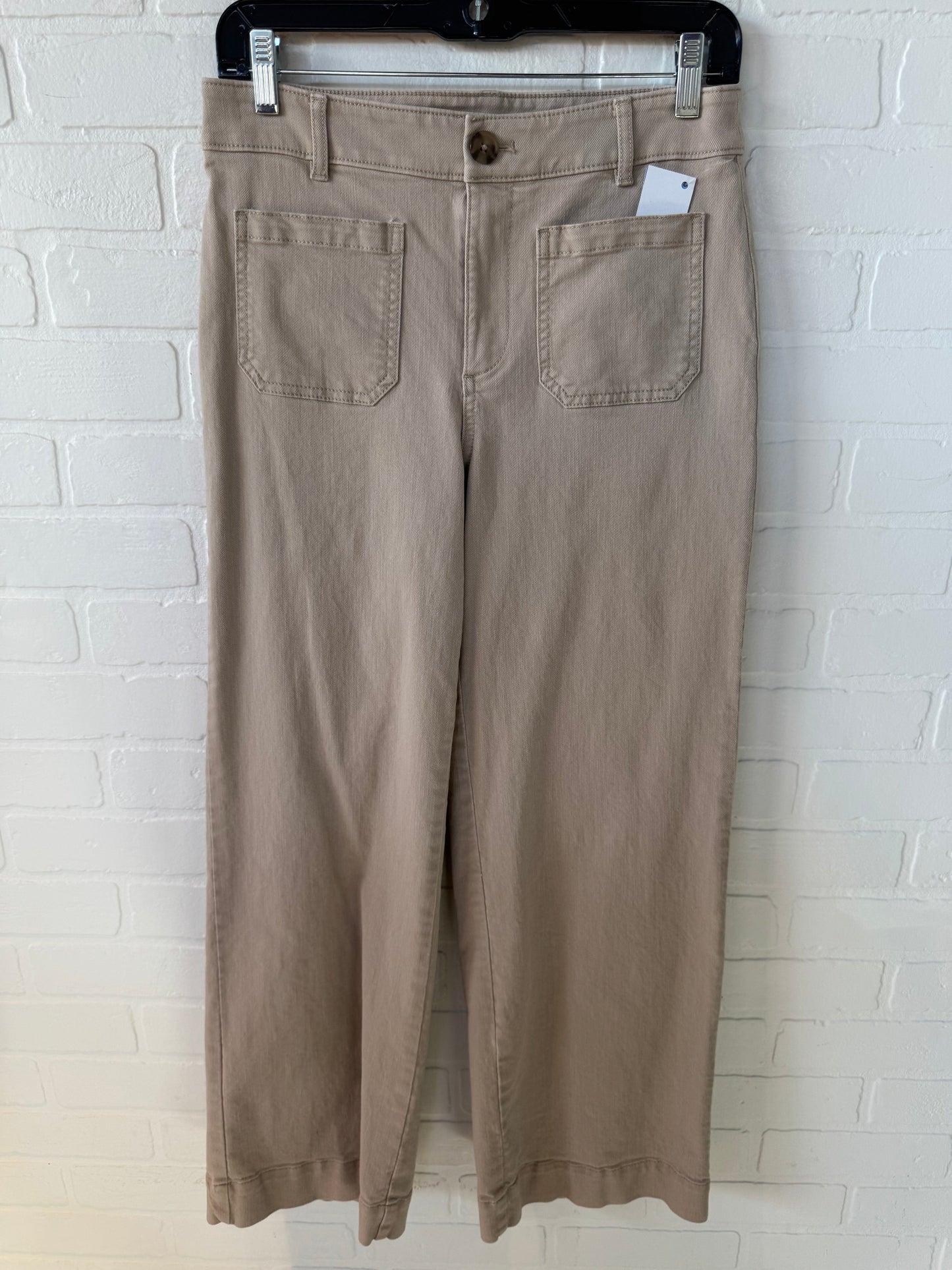 Pants Wide Leg By Loft In Tan, Size: 4p