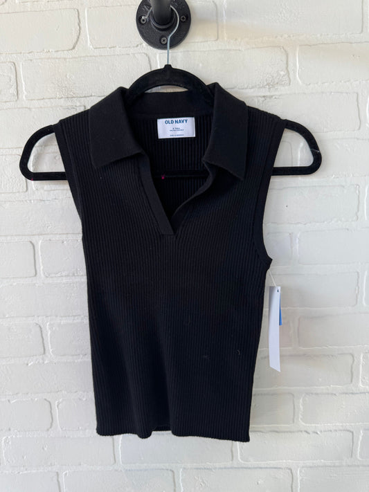 Top Sleeveless By Old Navy In Black, Size: S