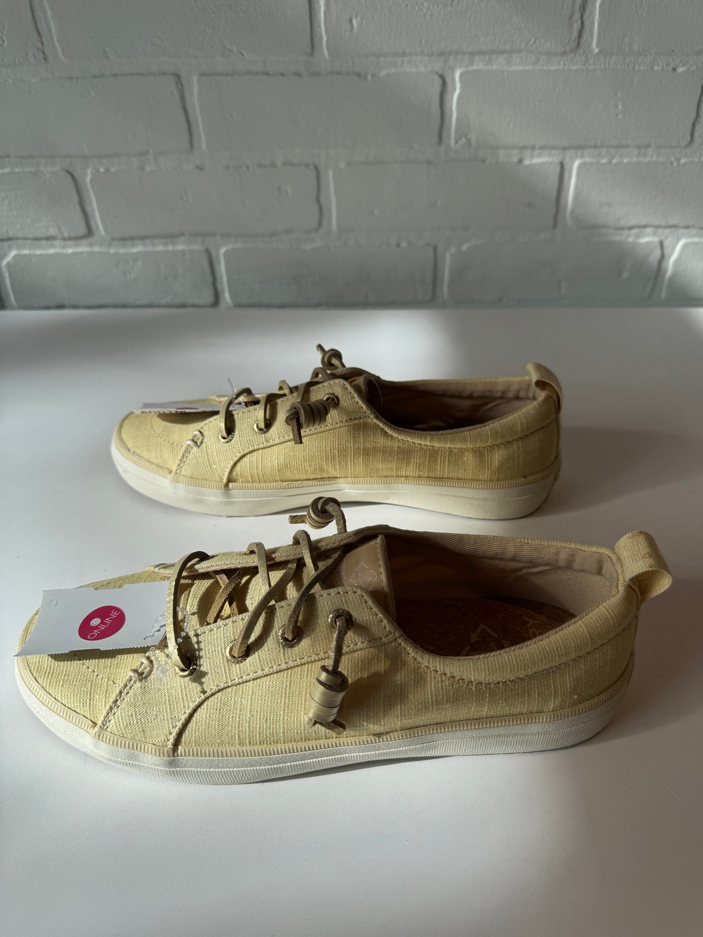 Shoes Sneakers By Sperry In Yellow, Size: 7