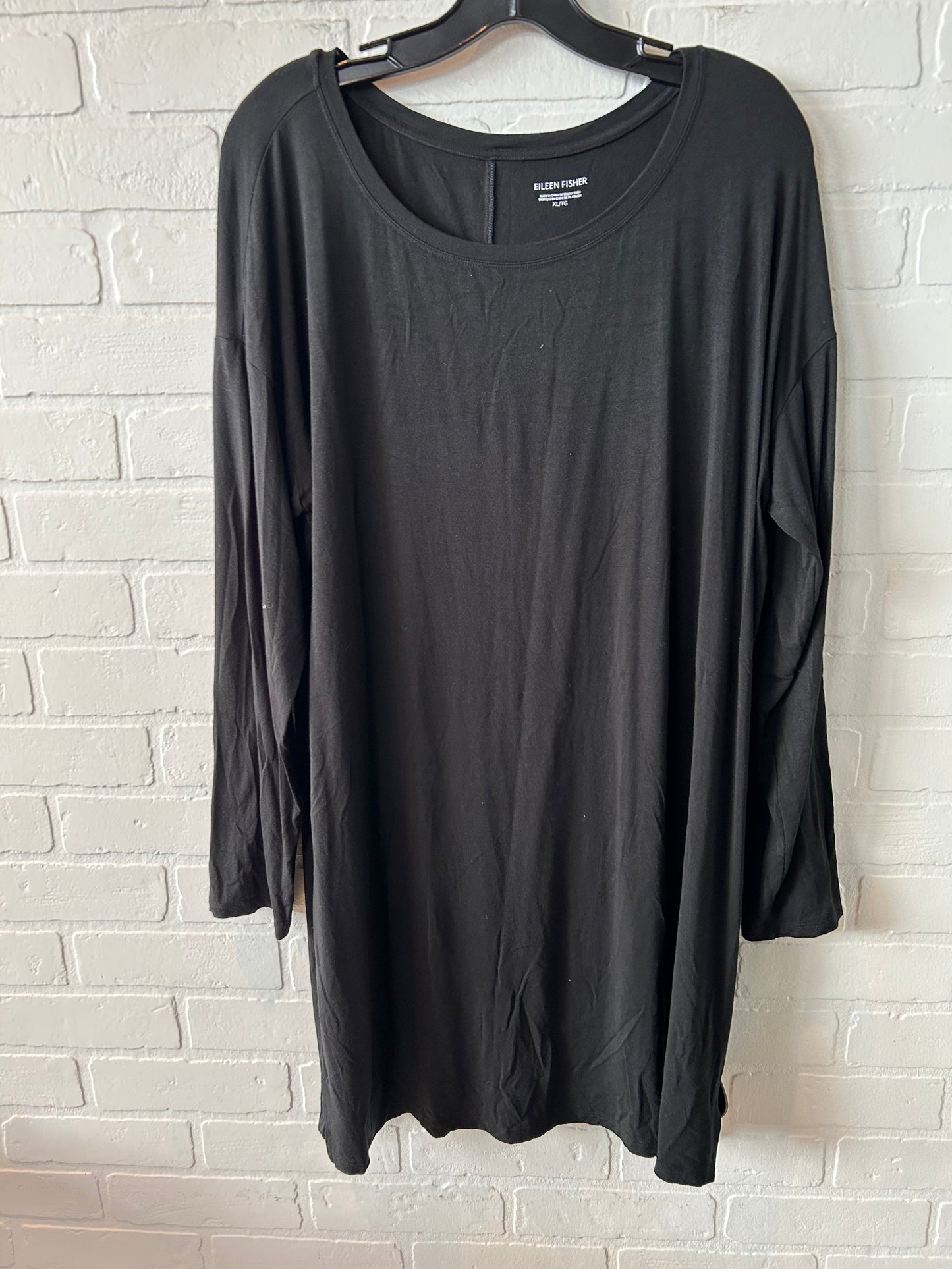 Dress Casual Short By Eileen Fisher In Black, Size: Xl