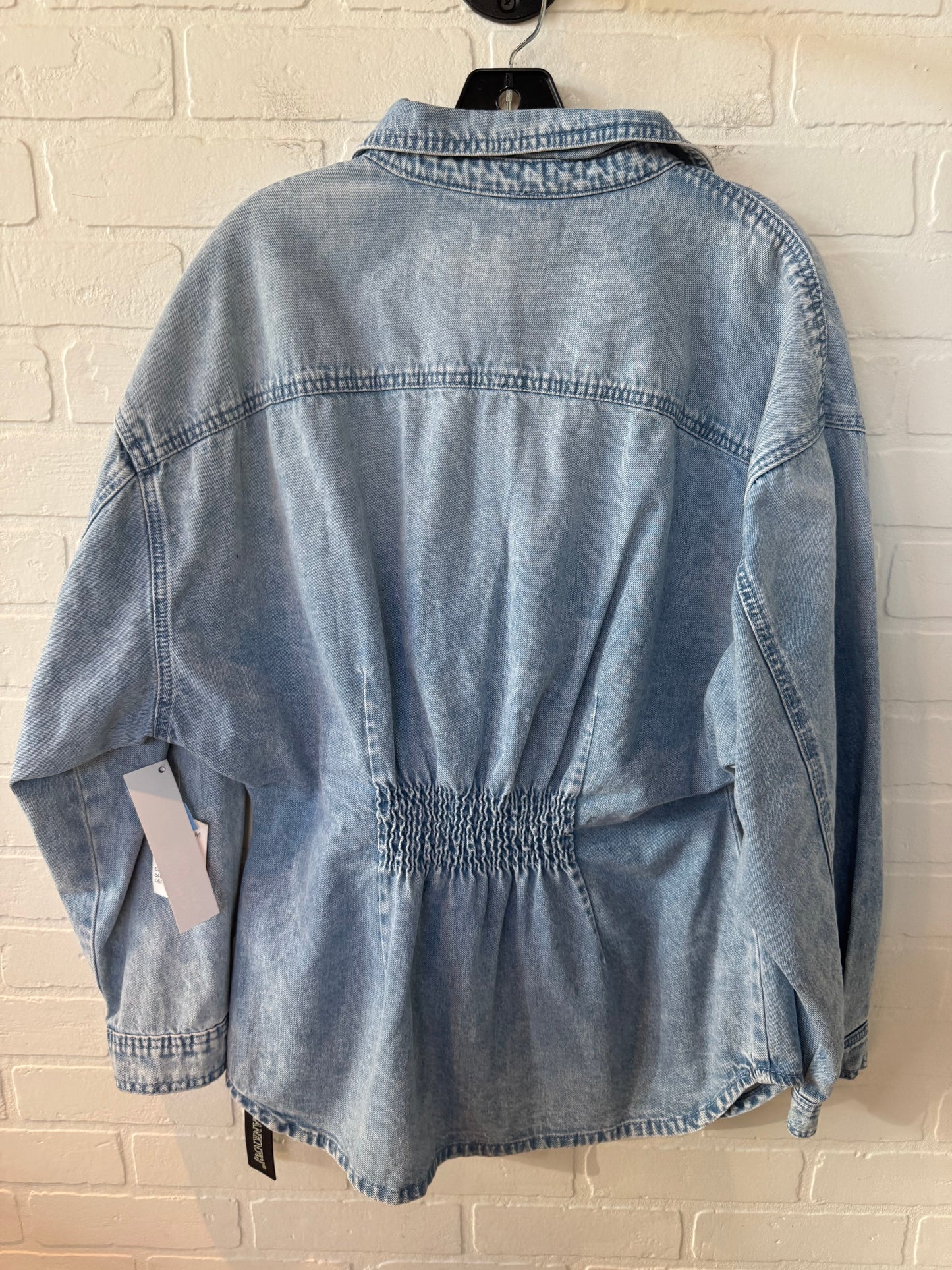 Top Long Sleeve By Blanknyc In Blue Denim, Size: Xl