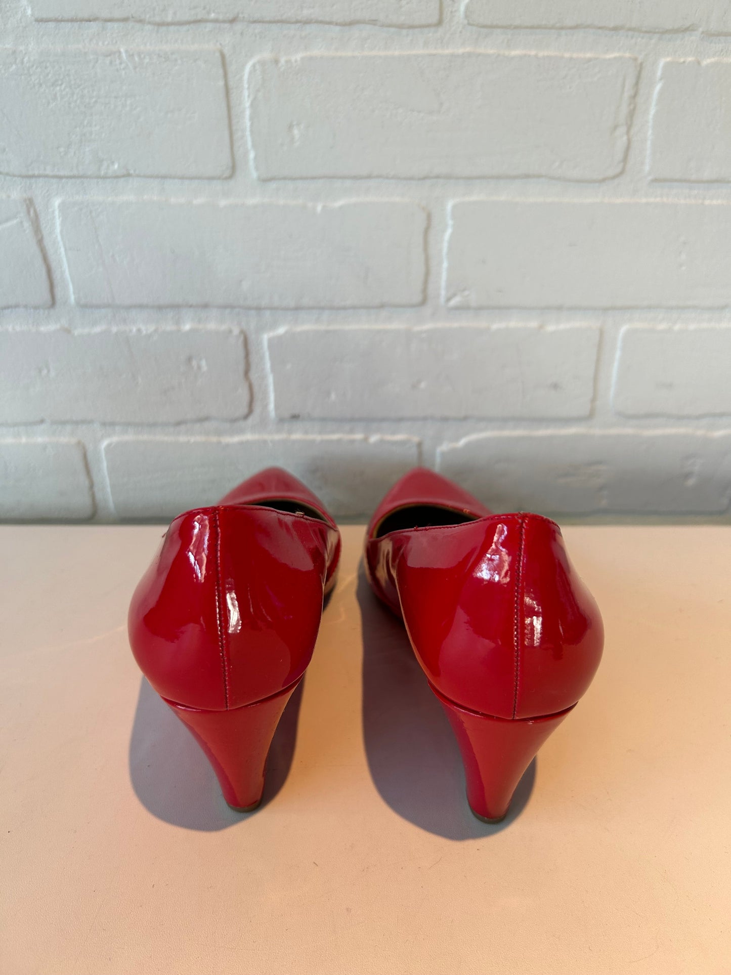 Shoes Heels Wedge By Franco Sarto In Red, Size: 6.5