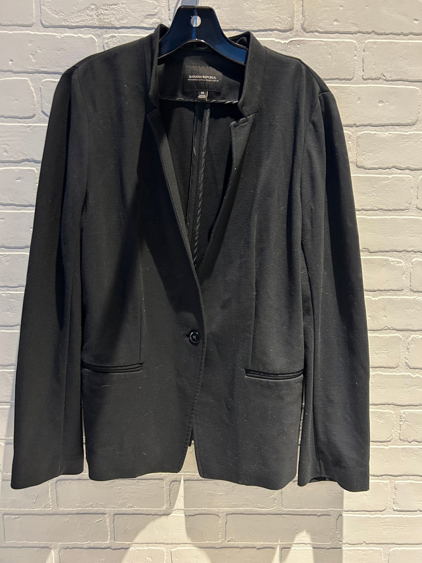 Blazer By Banana Republic In Black, Size: M