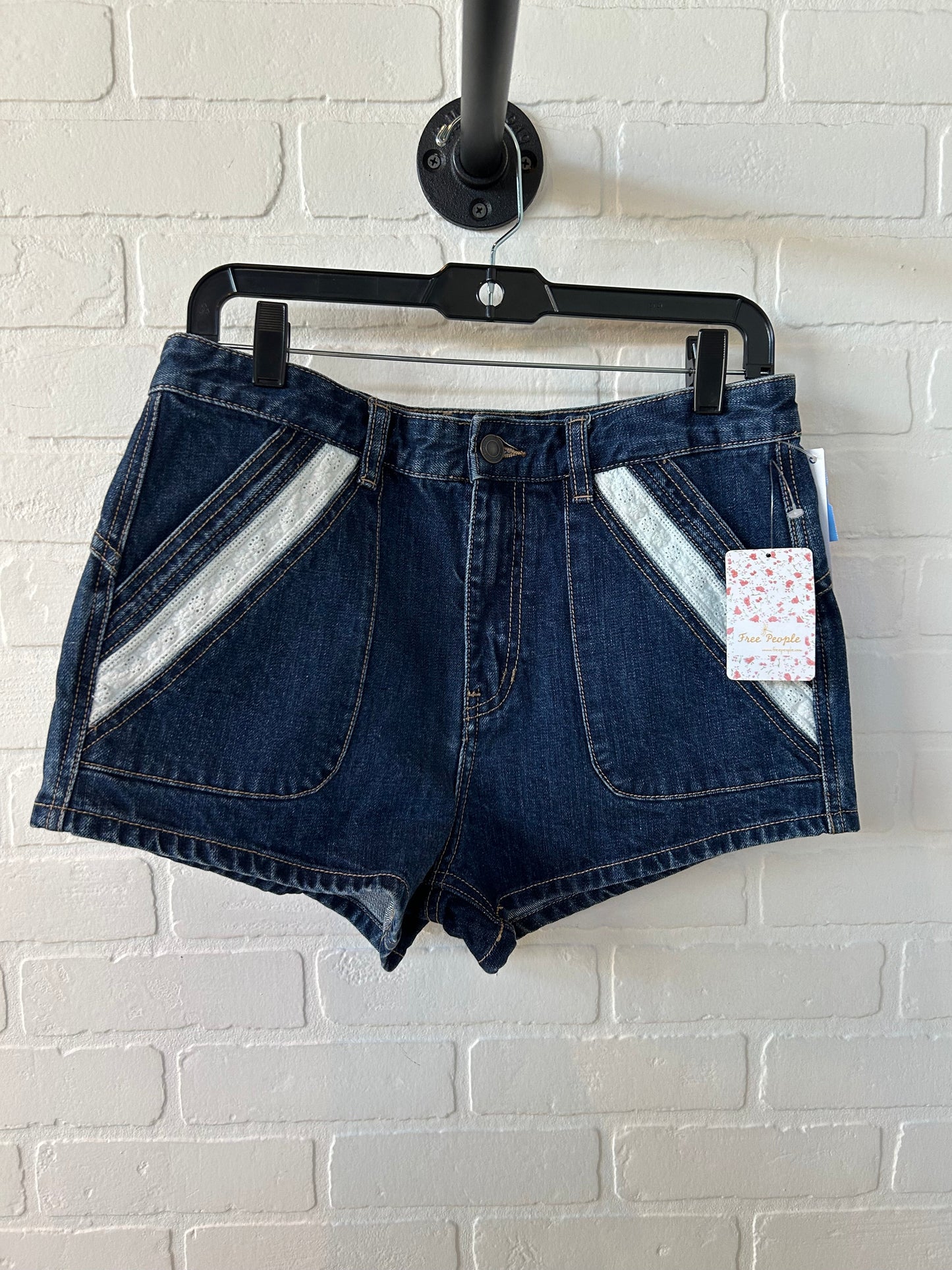 Shorts By Free People In Blue Denim, Size: 6