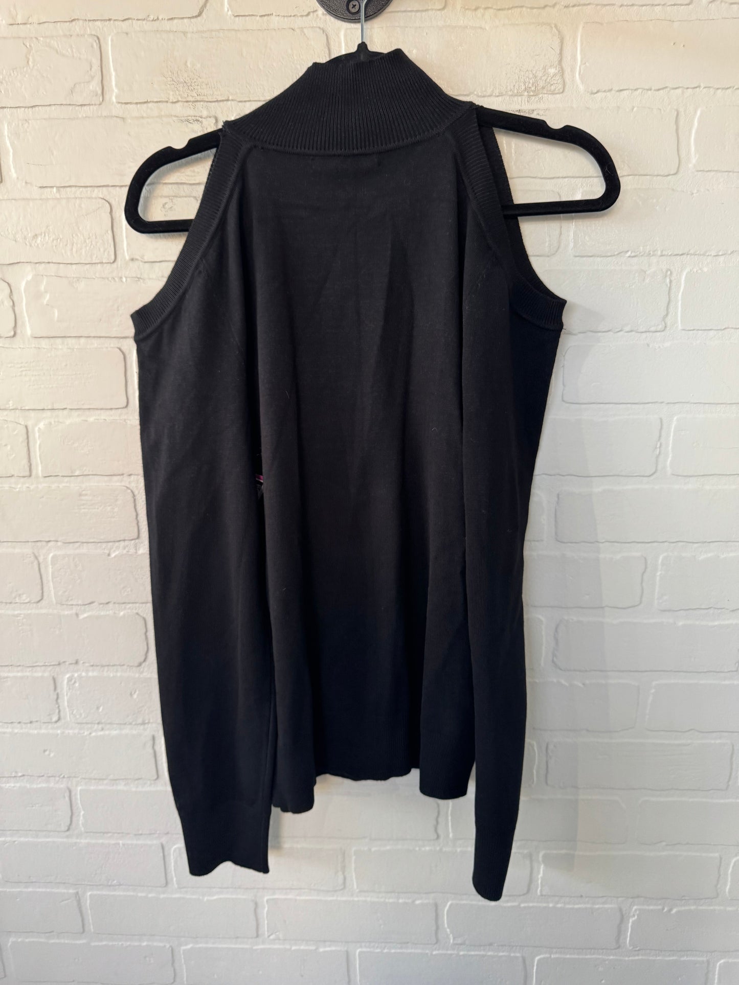 Sweater By Cable And Gauge In Black, Size: L