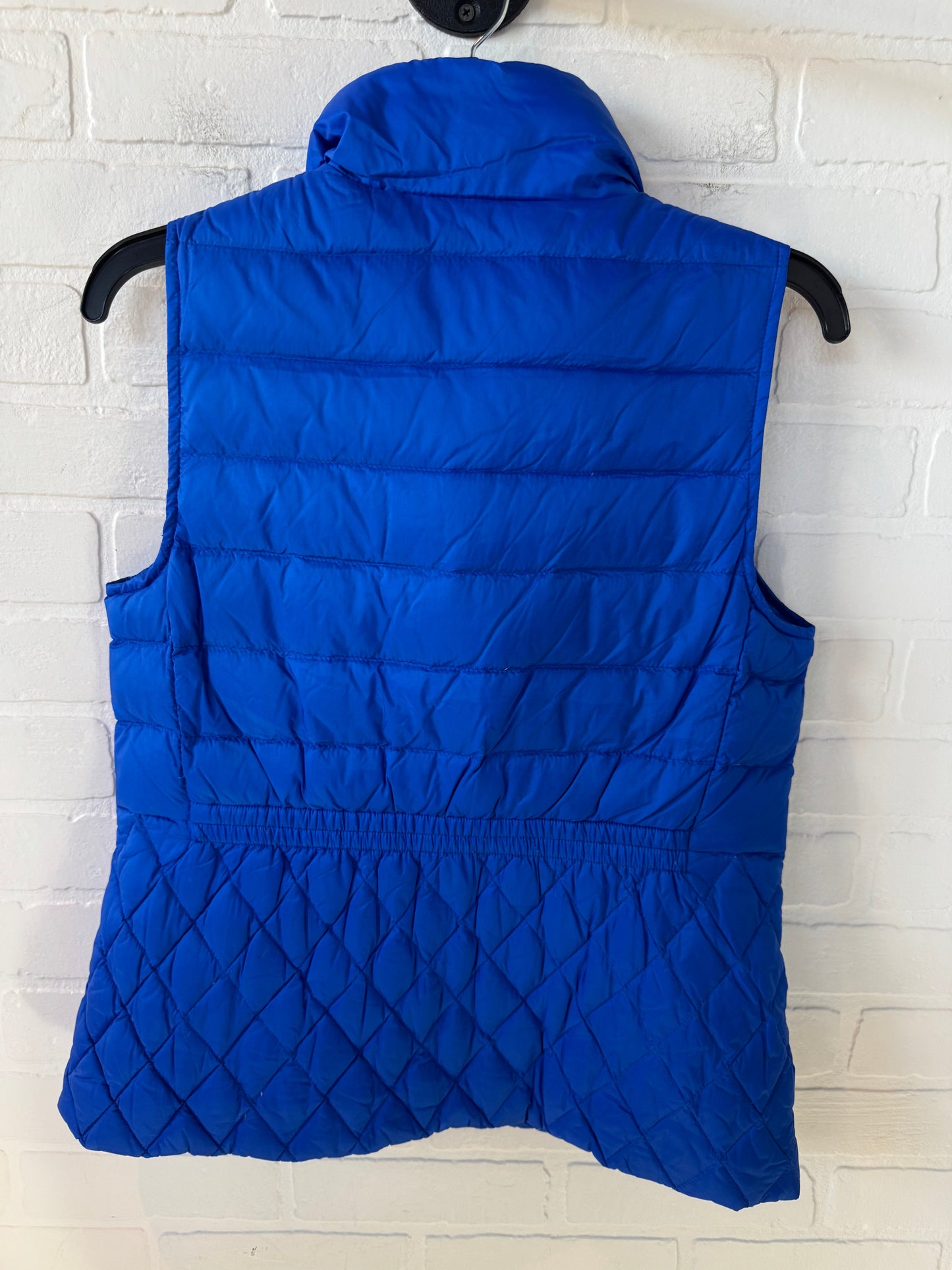 Vest Puffer & Quilted By Talbots In Blue, Size: S