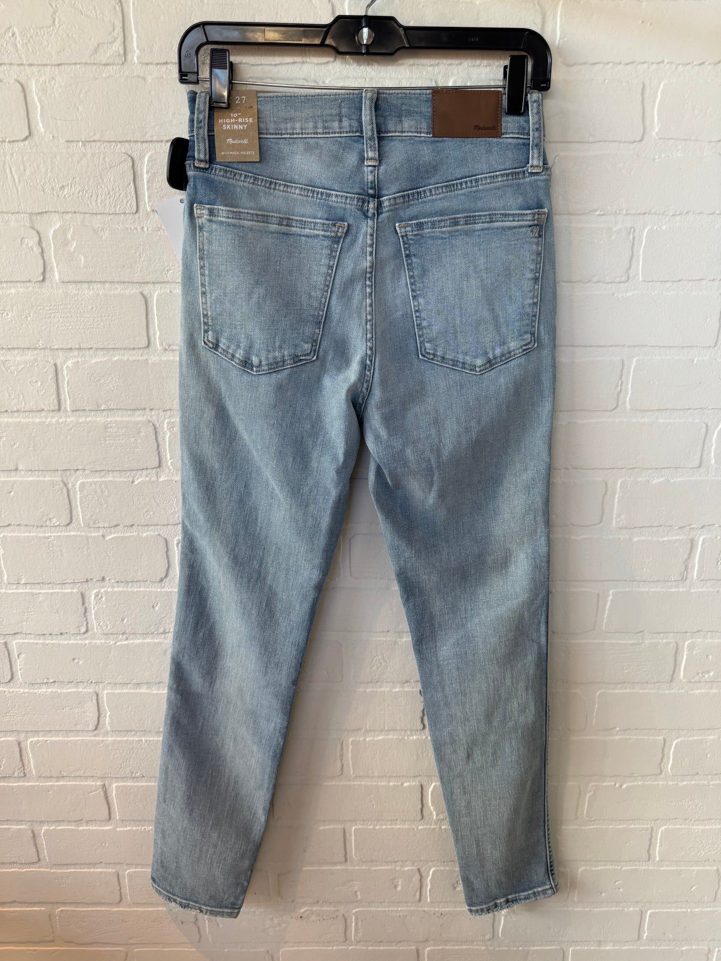 Jeans Skinny By Madewell In Blue Denim, Size: 4