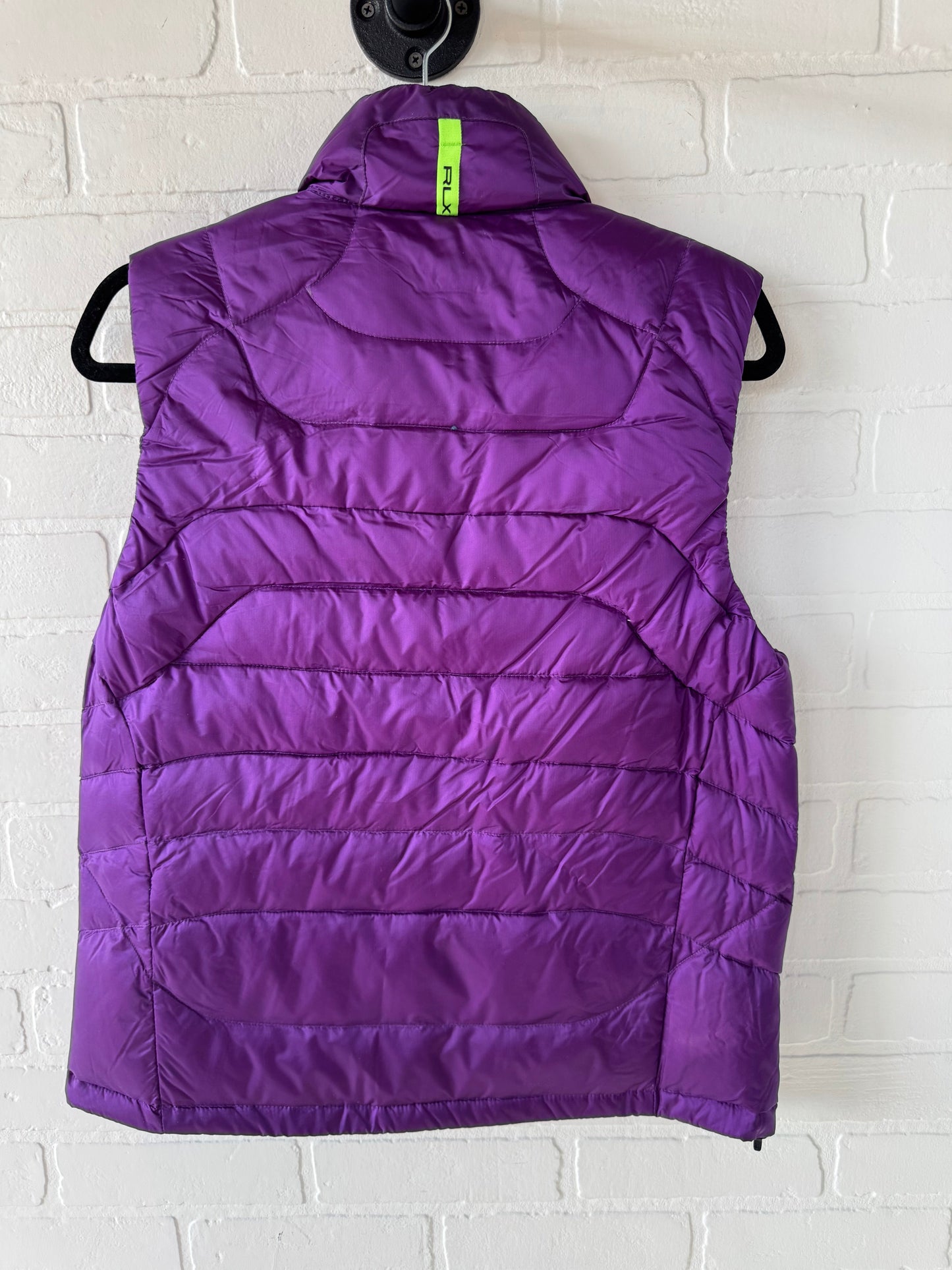 Vest Puffer & Quilted By Ralph Lauren In Purple, Size: M