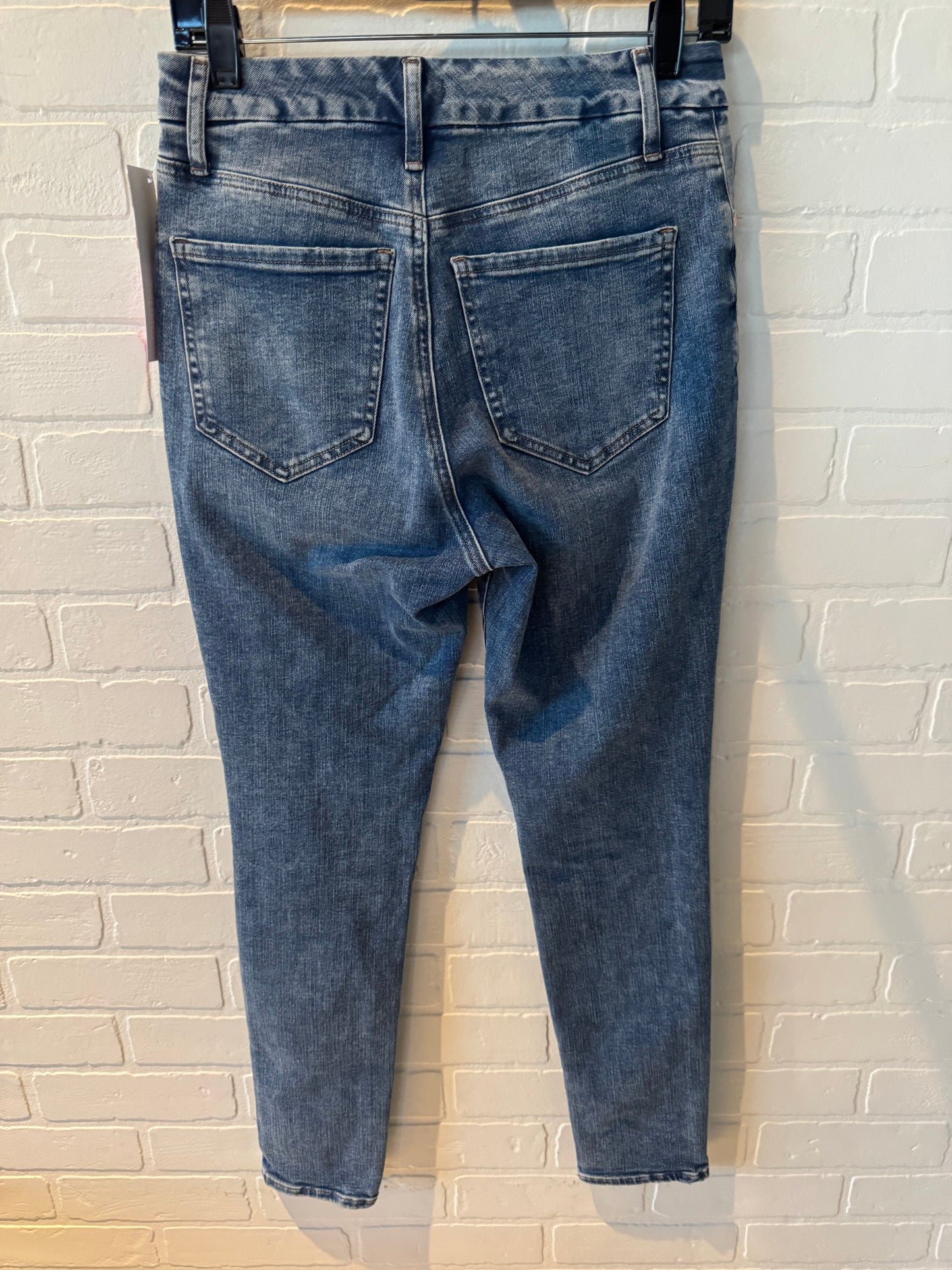 Jeans Skinny By Express In Blue Denim, Size: 8