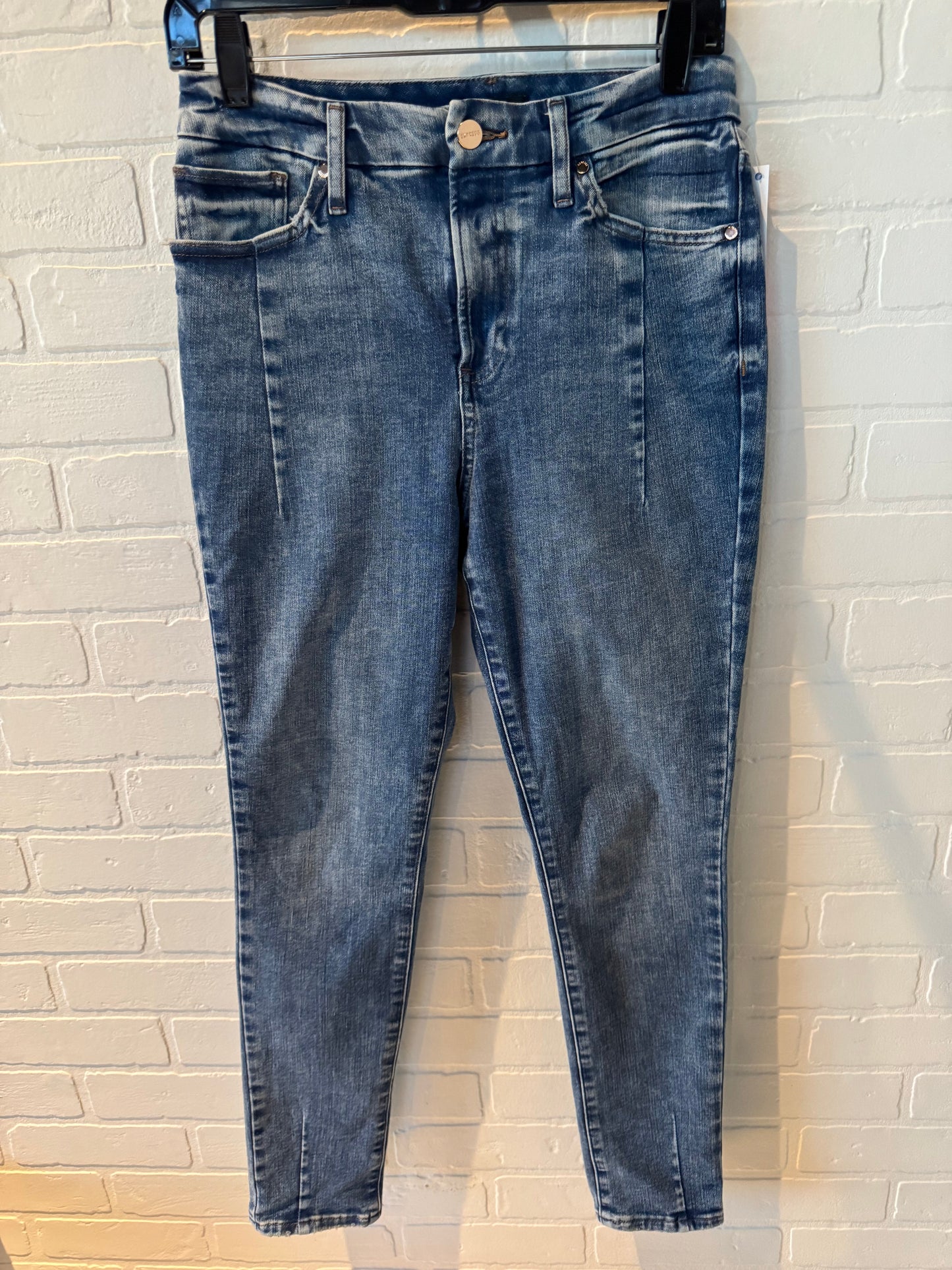 Jeans Skinny By Express In Blue Denim, Size: 8