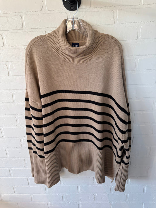 Sweater By Gap In Black & Tan, Size: Xxl