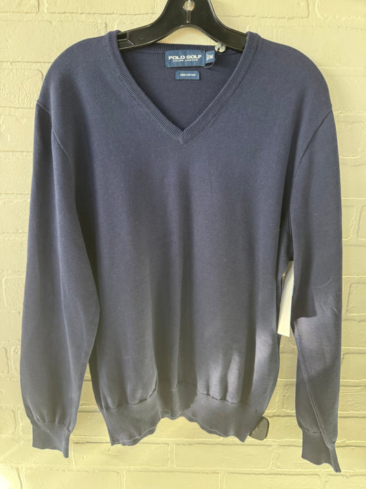 Sweater By Polo Ralph Lauren In Blue, Size: M