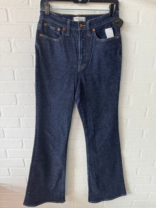 Jeans Flared By Madewell In Blue Denim, Size: 4