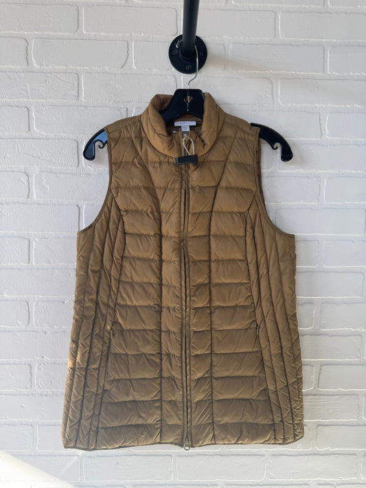 Vest Puffer & Quilted By J. Jill In Yellow, Size: Xs