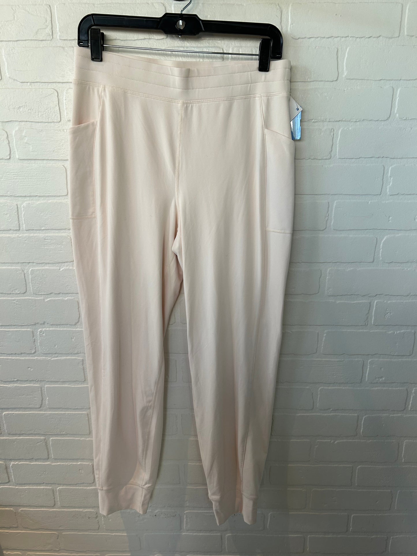 Athletic Pants By Fabletics In Cream, Size: 8