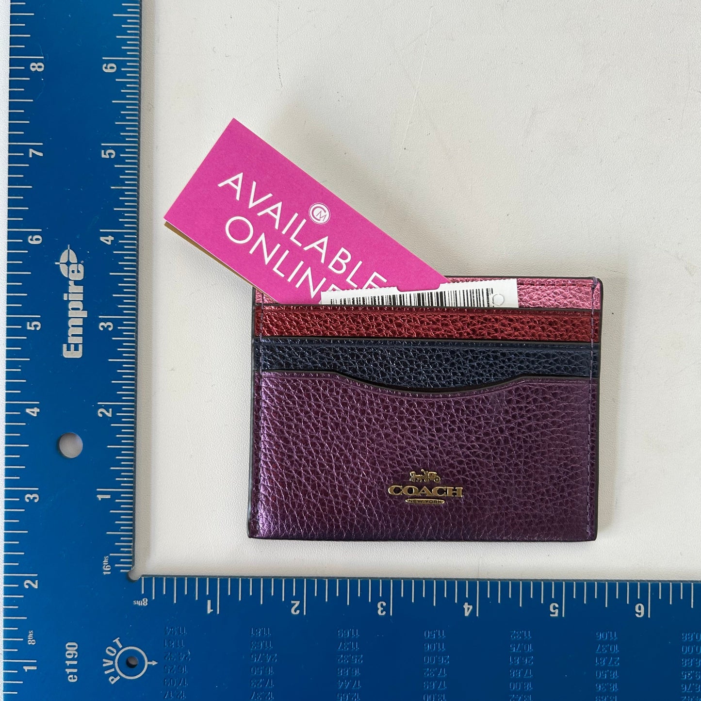 Id/card Holder Designer By Coach, Size: Small