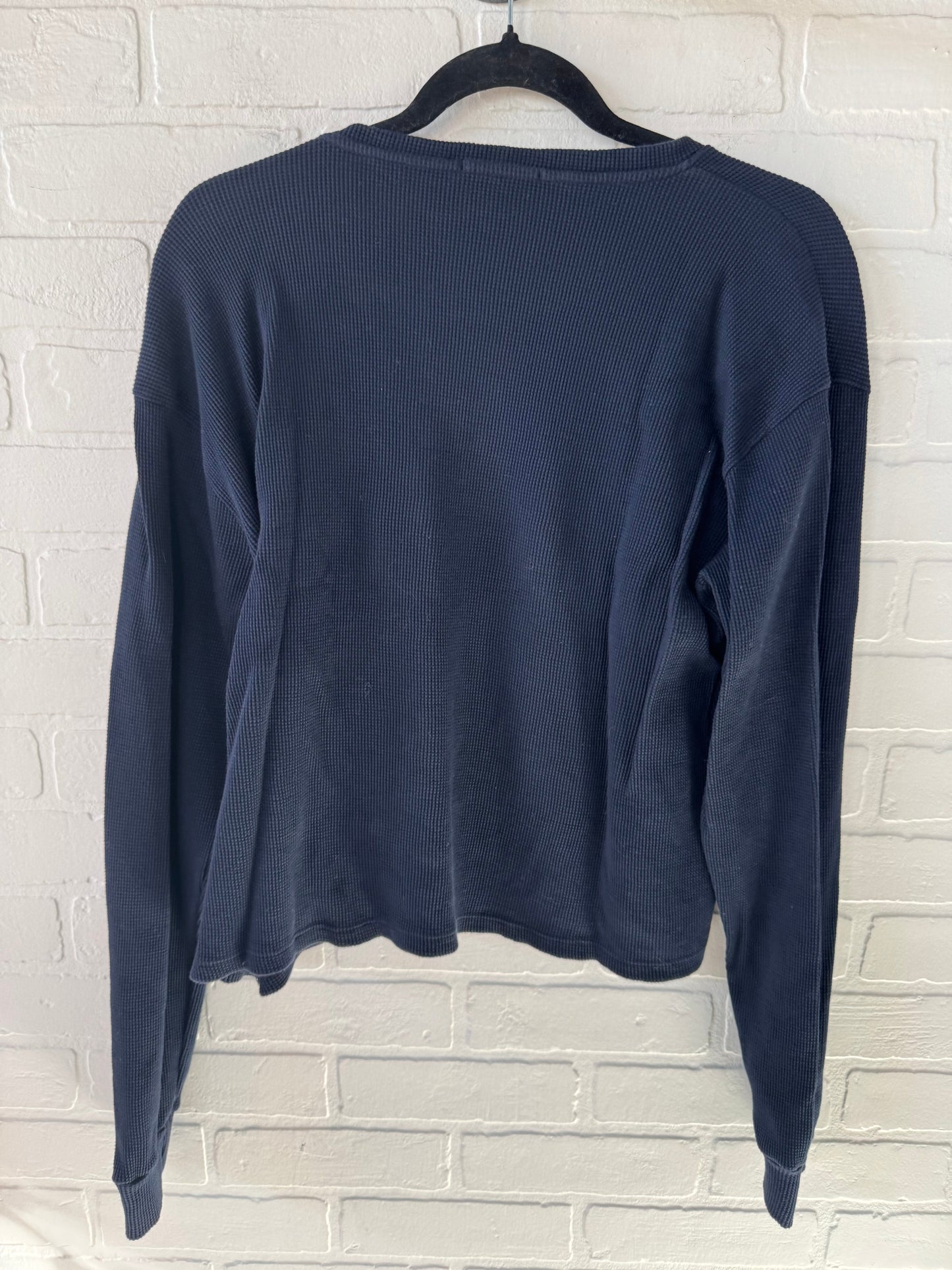 Top Long Sleeve Basic By Neema In Navy, Size: L