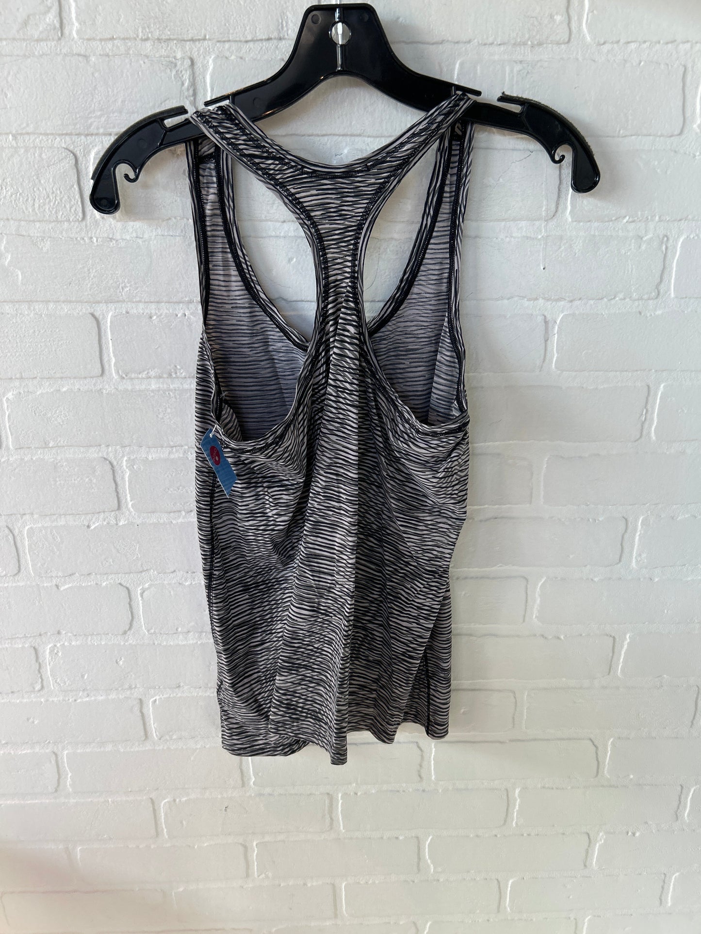 Athletic Tank Top By Athleta In Black & Grey, Size: Xs