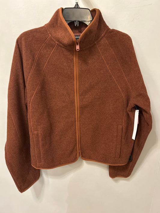 Jacket Fleece By Athleta In Brown, Size: L