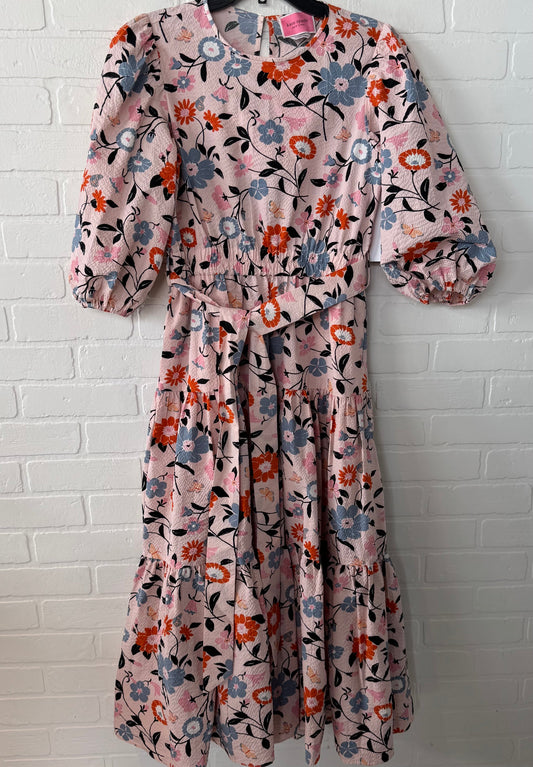 Dress Designer By Kate Spade In Peach, Size: S