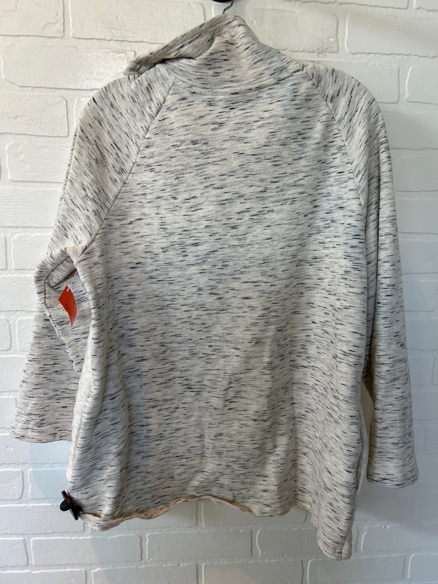 Cream Sweatshirt Crewneck Chicos, Size L