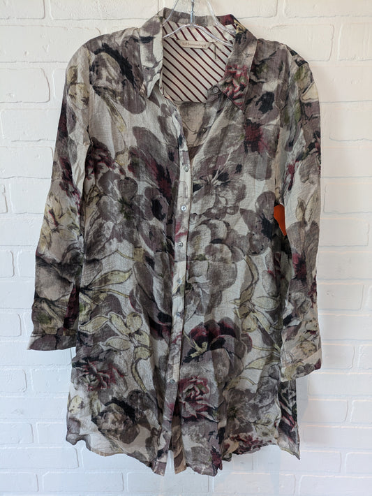 Floral Tunic Long Sleeve Soft Surroundings, Size S