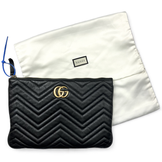 Clutch Luxury Designer By Gucci, Size: Large