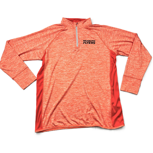 Orange Athletic Jacket By Clothes Mentor, Size: L