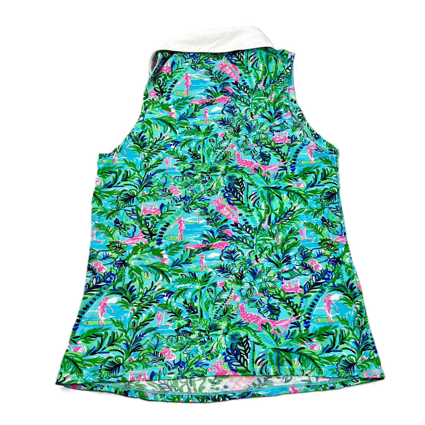 Multi-colored Top Sleeveless By Lilly Pulitzer, Size: Xs