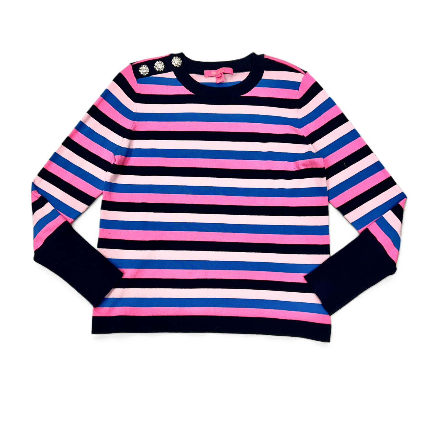 Striped Sweater Designer By Lilly Pulitzer, Size: S