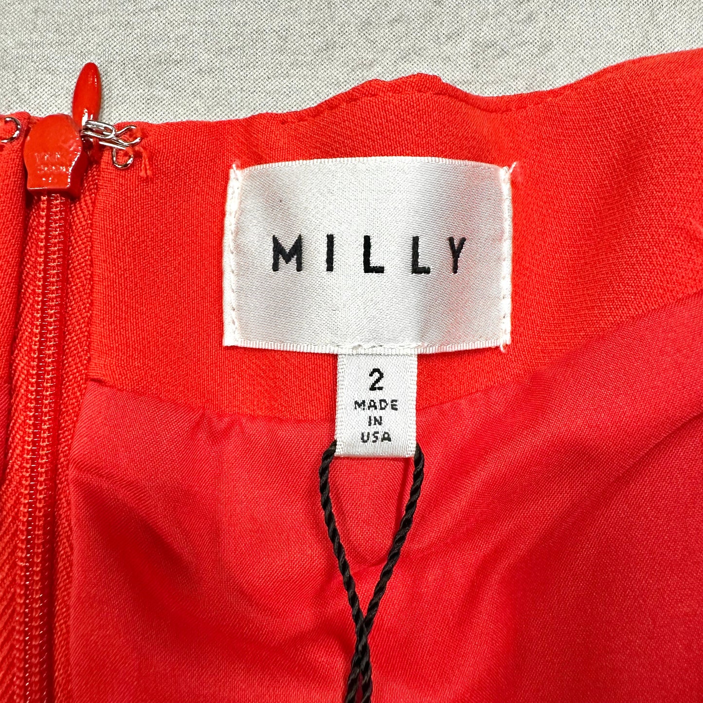 Red Dress Designer By Milly, Size: Xs