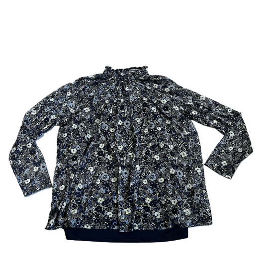 Floral Print Top Long Sleeve By Lane Bryant, Size: 1x