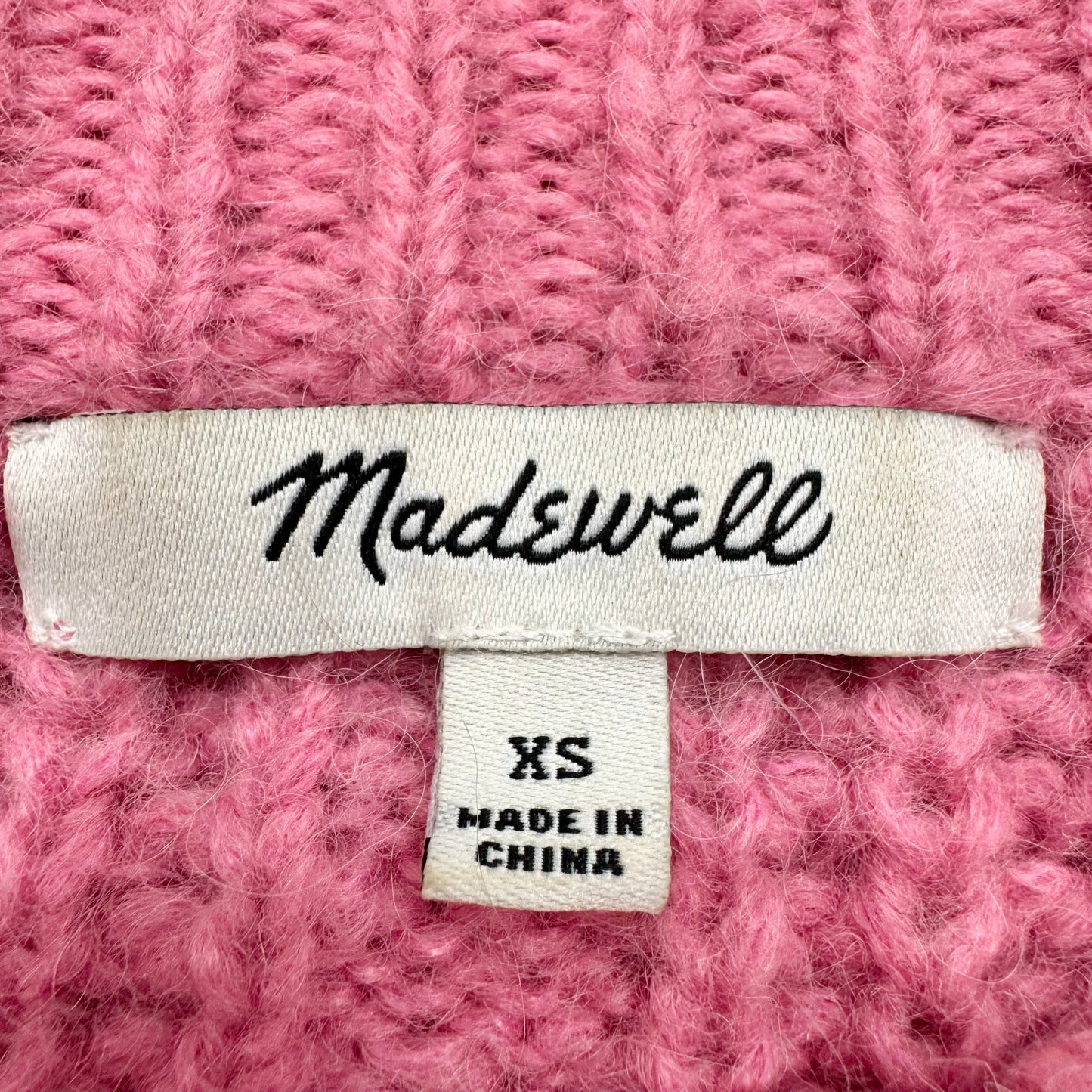 Sweater By Madewell In Pink, Size: Xs