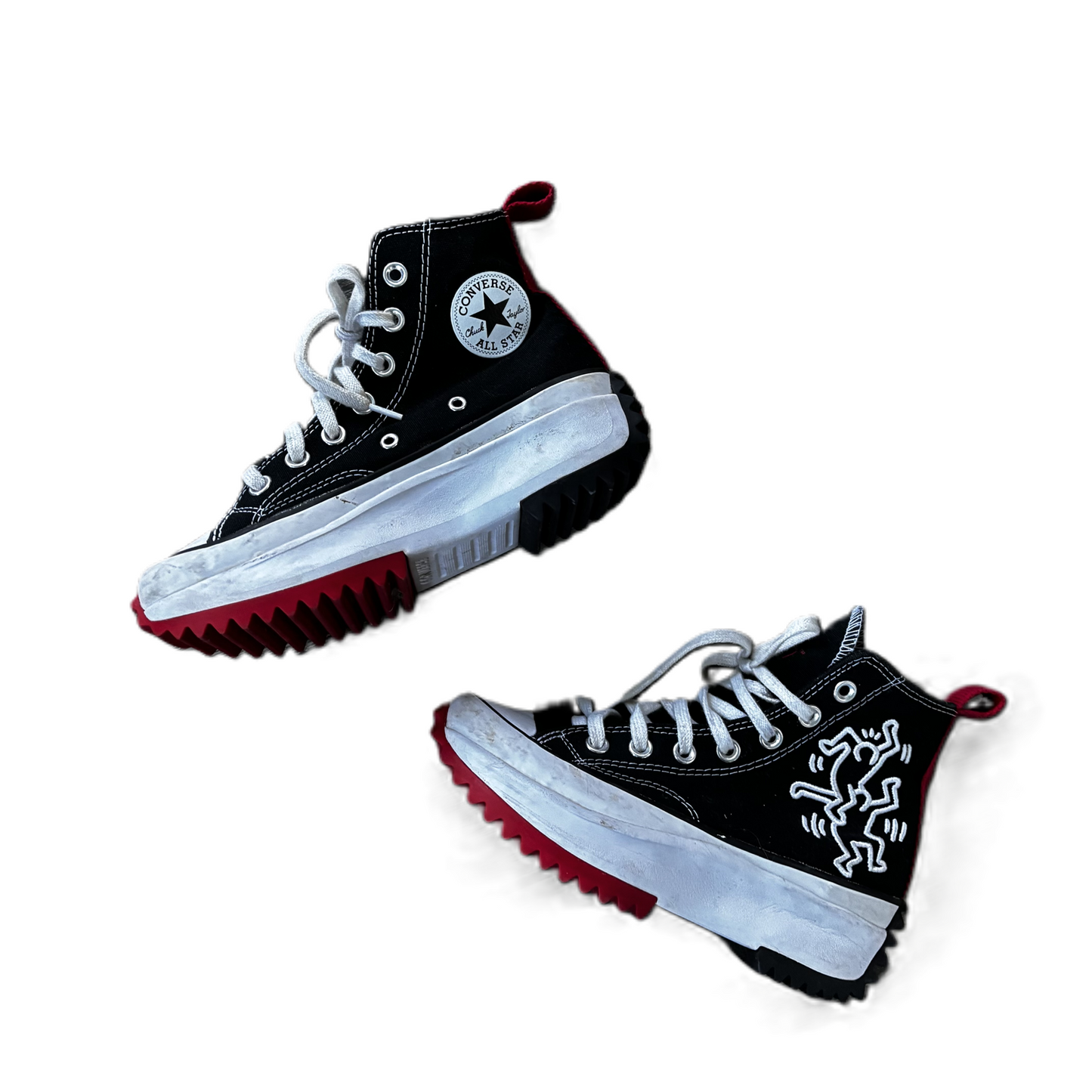 Shoes Sneakers By Converse In Black & White, Size: 5