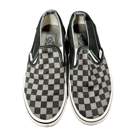 Shoes Sneakers By Vans In Black & Grey, Size: 7