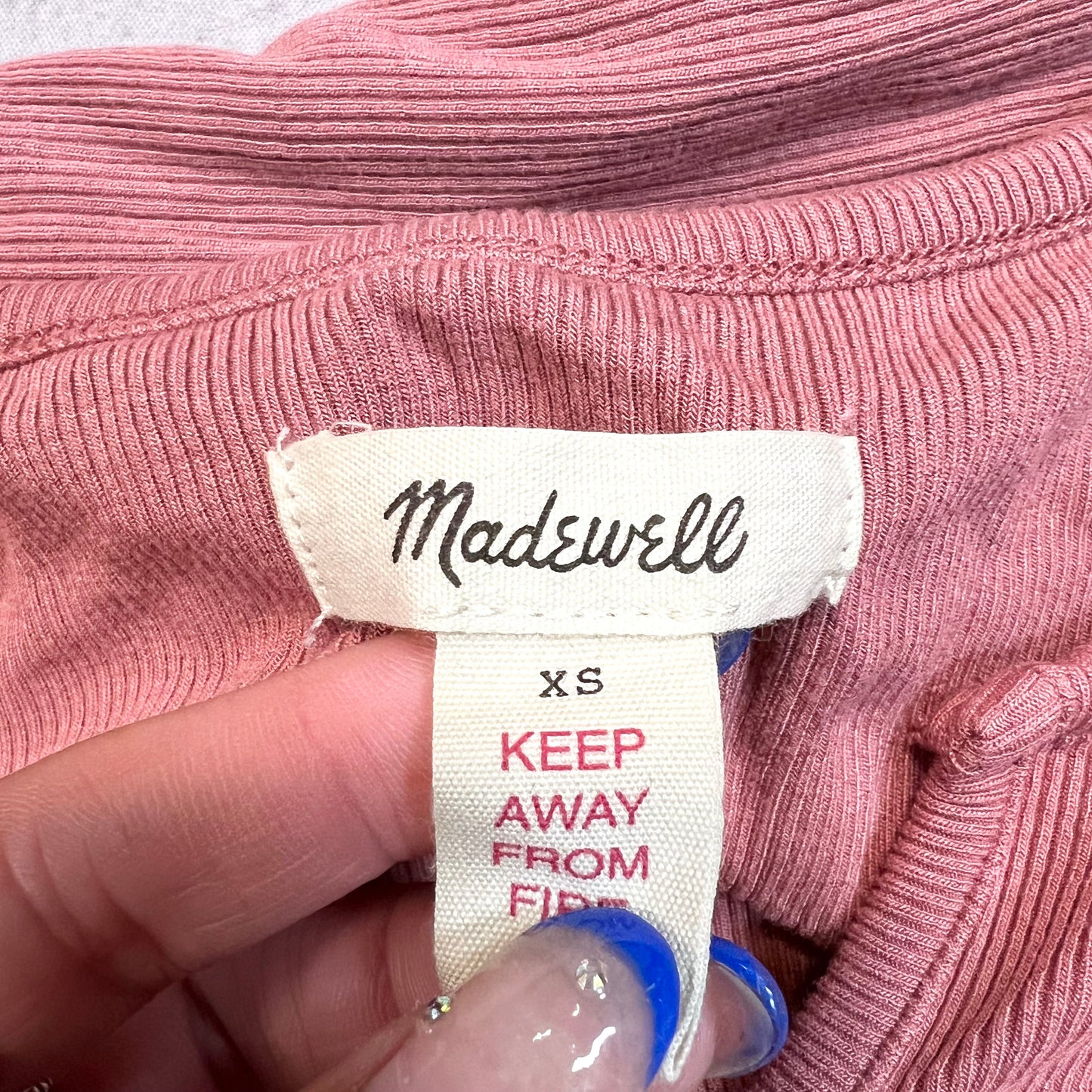 Top Long Sleeve By Madewell  Size: Xs