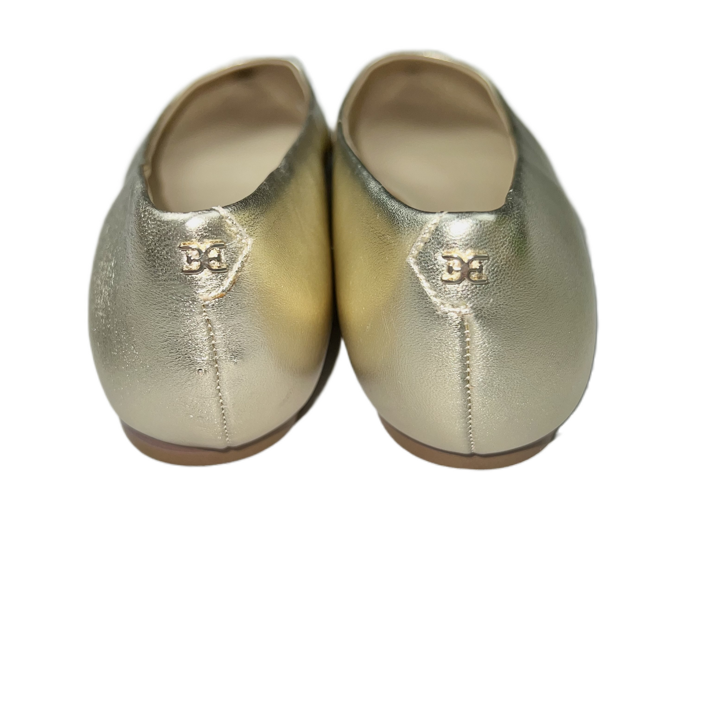 Gold Shoes Flats By Sam Edelman, Size: 5